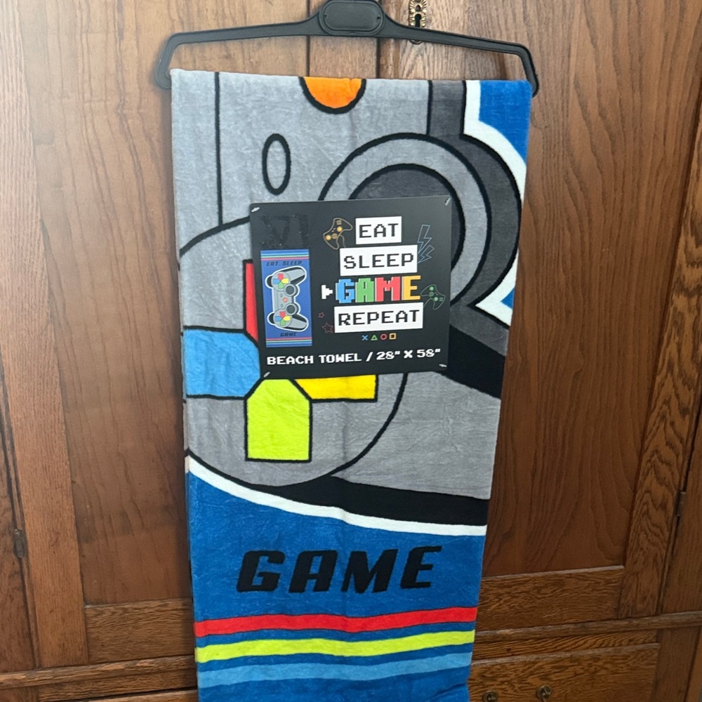 Colorful Gaming Beach Towel